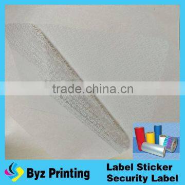 hot sale Custom VOID Holographic Security Label Sticker in Lidun brand