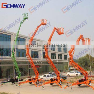 17m Hydraulic single telescopic man lift