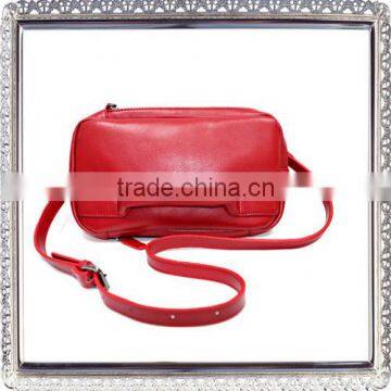 Elegant Office Lady Genuine Leather Cowhide Shoulder Clutch Bags