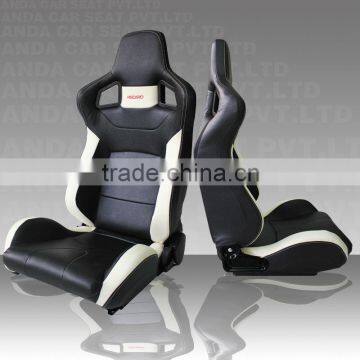 RECARO Sport Seats/RECARO Seats AD-2/White Black PVC