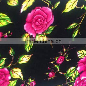 40d 100% poly micro velvet 5000 printed pattern