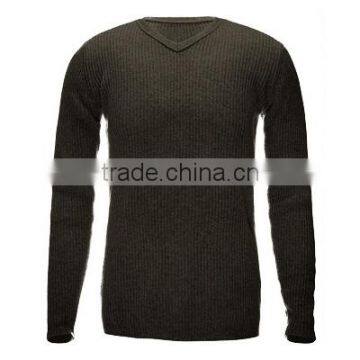 v Neck 100% Cashmere Men Sweater photo-2