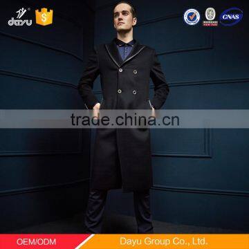 New Style Double-breast Long Winter Jacket Woven Wool Fabric for Winter Overcoat Cashmere Wool Coat photo-4