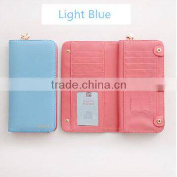 2017 New Arrivals Brand Lady Wallet , Colorful and Fashion Multifunction pu Leather Women Wallet With 72 Card Slots . photo-4