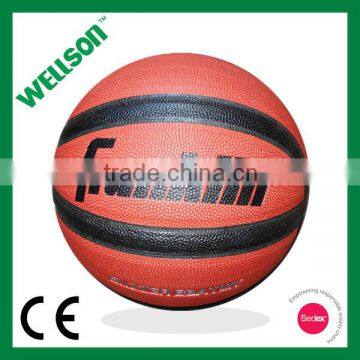 Official size heat laminated indoor or outdoor basketball