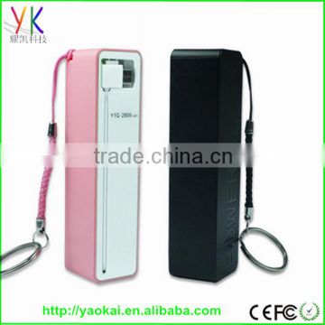 High Quality New Design 2600mah manual for power bank for all phone