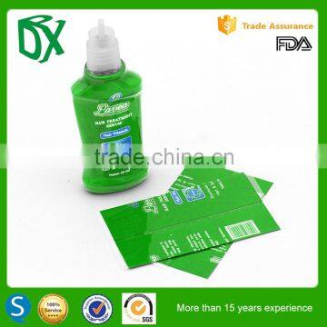 Durable cheap gravuring printed heat shrink bottle wrapping sleeve labels