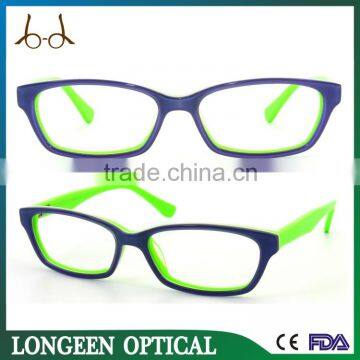 G2715F-C1728 two color smart handmade naked glasses for boys