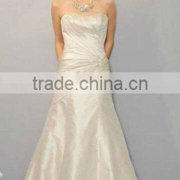 wedding dress overed in floral embroidery MZ-wd1008