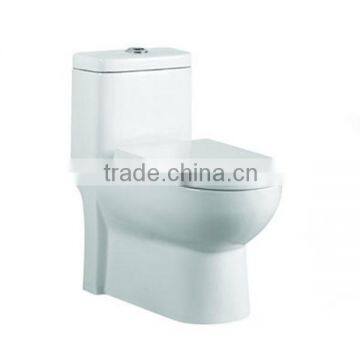 Floor Mounted European Design Siphonic Toilet One Piece