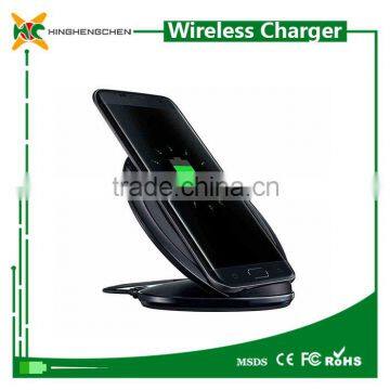 Qi standard wireless charger for samsung s7 wireless phone charger