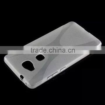 Cell Phone Accessory X Line Soft Tpu Back Cover Mobile Phone Case for Huawei Honor 5x Fast Shipping photo-2