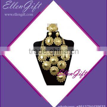 New Arrival African Gold Plated Jewelry Set AJS4291