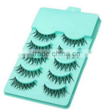 5 Pairs Natural False Eyelashes / Long Handmade Makeup Eye Lash / False Eyelash Pack photo-2