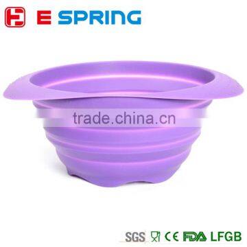 Multi-purpose folding silicone kitchen food container for Fruit Vegetable cooking tools