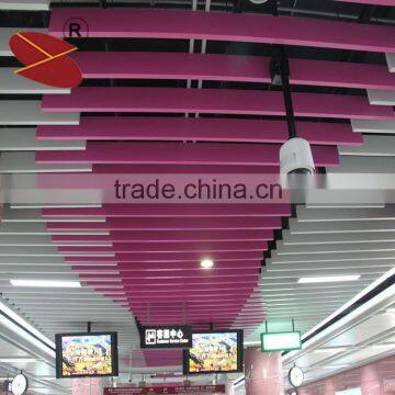 70*70*0.8Thickness Sound-absorbing Aluminum Baffle Ceiling Tiles photo-5