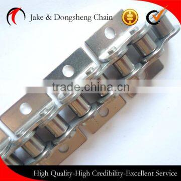 stainless steel roller and bushing chains with symmetrical U type attachments