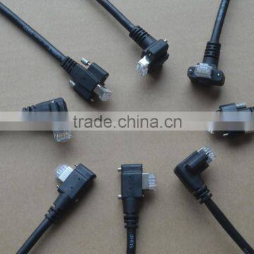 GigE Patch cable RJ45 with screw