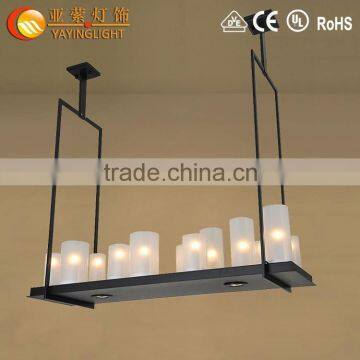 modern minimalist fashion wrought iron candle chandelier,living room bedroom den chandelier