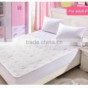 Firm Best Rated TPU Laminated Waterproof Crib Mattress Pad