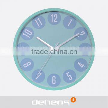 DEHEN 14 inch color cheap plastic clock