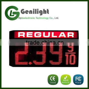 Diesel Regular Green Red Digital LED Gas & Fuel Price Changer Sign for Station