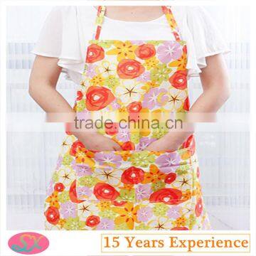 Sixuan Polyester Waterproof Printing Apron For Cookroom