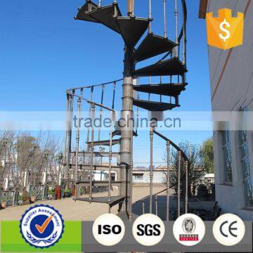 Outdoor Antique Decorative Used Wrought Iron Spiral Staircase Prices