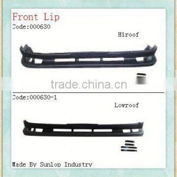 toyota hiace body parts hiace front lip #000630/#000630-1 front lip front bumper for hiace van,commuter,KDH200