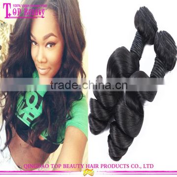 Top Quality Grade 7a Peruvian Hair Loose Wave 100% Unprocessed Virgin Human Hair Weaving