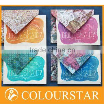 Varnishing printing decorative mailing envelope