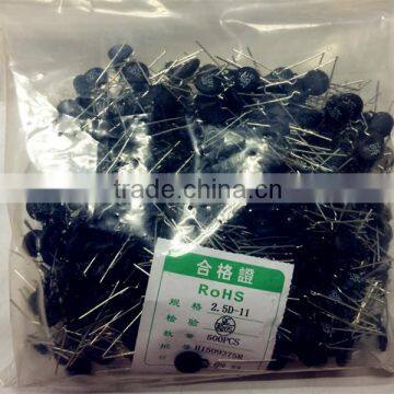 NTC Thermistor Power Limit Current Limit Resistor Surge Arrestor 2.5D11 2.5ohm 11mm Diameter Electronic Components photo-2