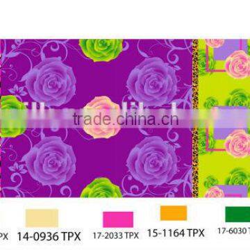 big design polyester microfiber printed fabric