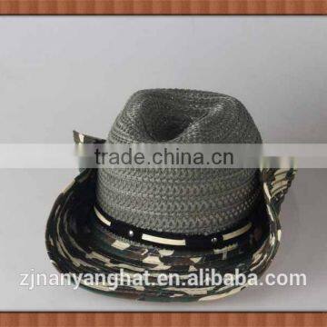 Beautiful paper woven woodland camouflage caps