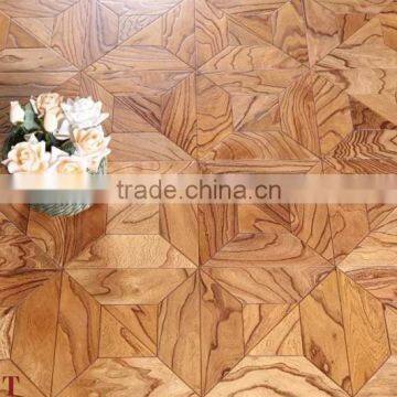 natural wood chevron parquet engineered wood flooring T&G click