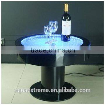 Amazing cocktail Table with led lights,Fantastic water Bubble moving table