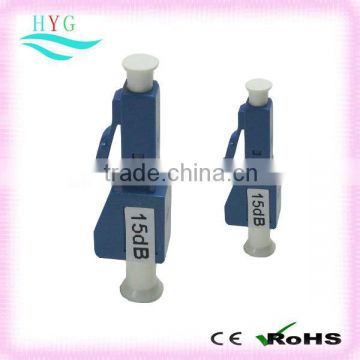 5,10,15,20,30db Colors SC/FC/LC Duplex fiber optical plastic attenuator used in CATV,LAN