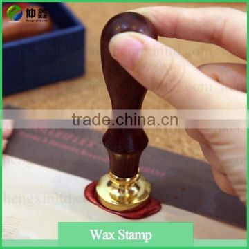 Self-Inking Wooden Stamp Type Wax Stamp