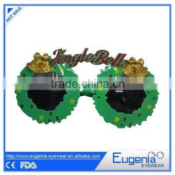 fashion color shiny christmas tree glasses