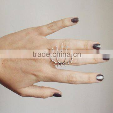 Latest design ladies rings eye design turkish rings wholesale