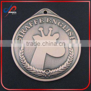 2016 New Design Custom Gold Math Metal Medal