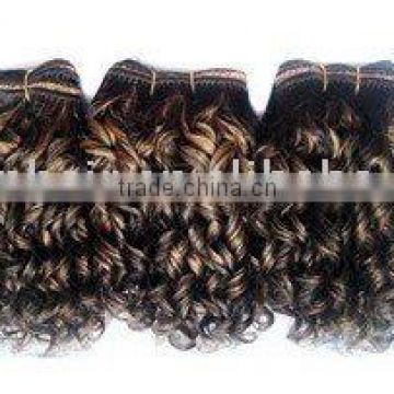 3 In 1 Sets Human Hair Curl Weavings- - Africa Popular products -- Hot In 2010