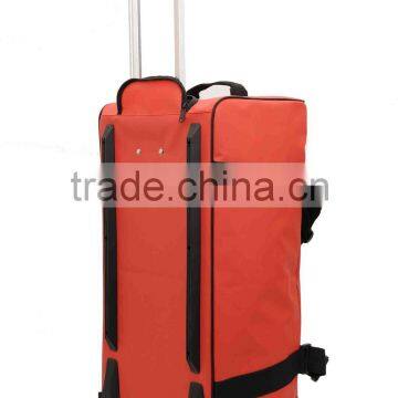 Custom Travel Waterproof 500D PVC Trolley Duffle Bag