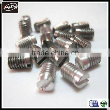 customized stainless steel slot set screw,no head set screw