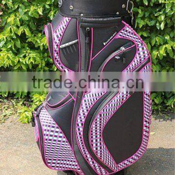 new golf cart bag for plaids fabric