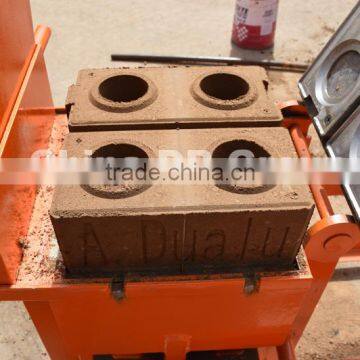 popular small family project clay Lego mud brick maker making machine