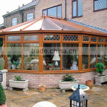 Factory price popular aluminium greenhoue or conservatory profiles hot sale