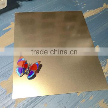 201 sand blast rose red stainless steel plate