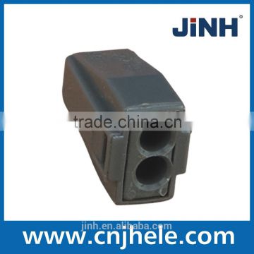 jinghong 102 plastic wire connector terminals 2 point male/female wire connector high quality low price connector terminals