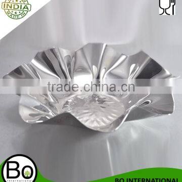 Stainless Steel Flower Fruit Bowl